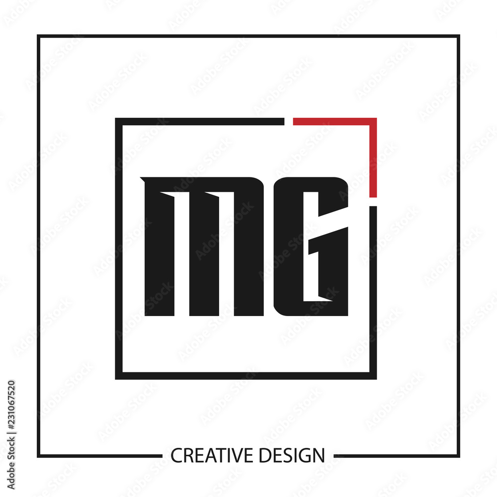 Initial Letter MG Logo Template Design Vector Illustration Initial Letter MG Logo Template Design Vector Illustration
