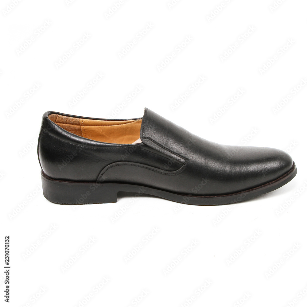 Office leathers man shoes isolated on white Office leathers man shoes isolated on white