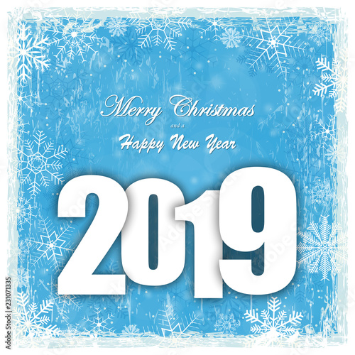 snow fall background for christmas and New Year 2019