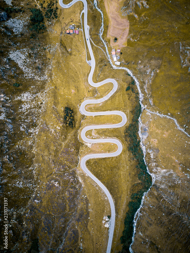 Julier Pass in Switzerland