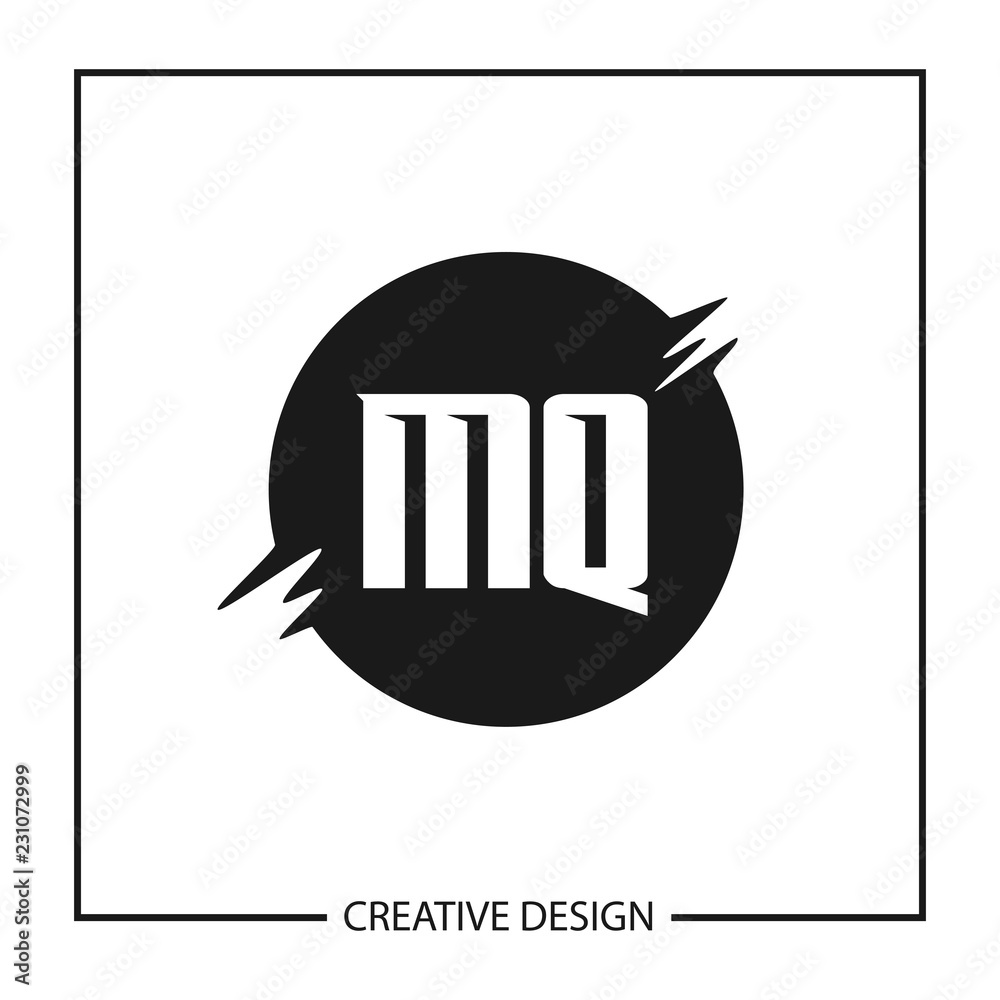 Obraz premium Initial Letter MQ Logo Template Design Vector Illustration