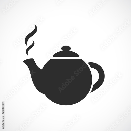 East round tea pot icon