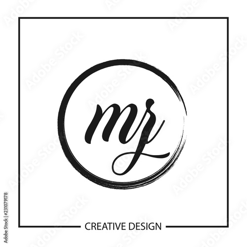 Initial Letter MZ Logo Template Design Vector Illustration
