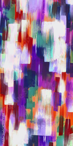 Abstract brush touch design