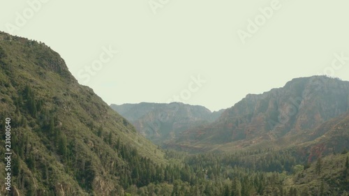 Beautifull view on moutains in Arizona hills