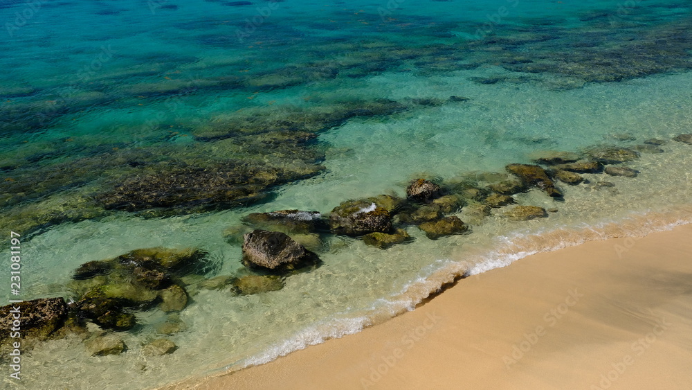 Indian Bay Beach & turquoise water, St. Vincent & Grenadines Indian Bay Beach & turquoise water, St. Vincent & Grenadines