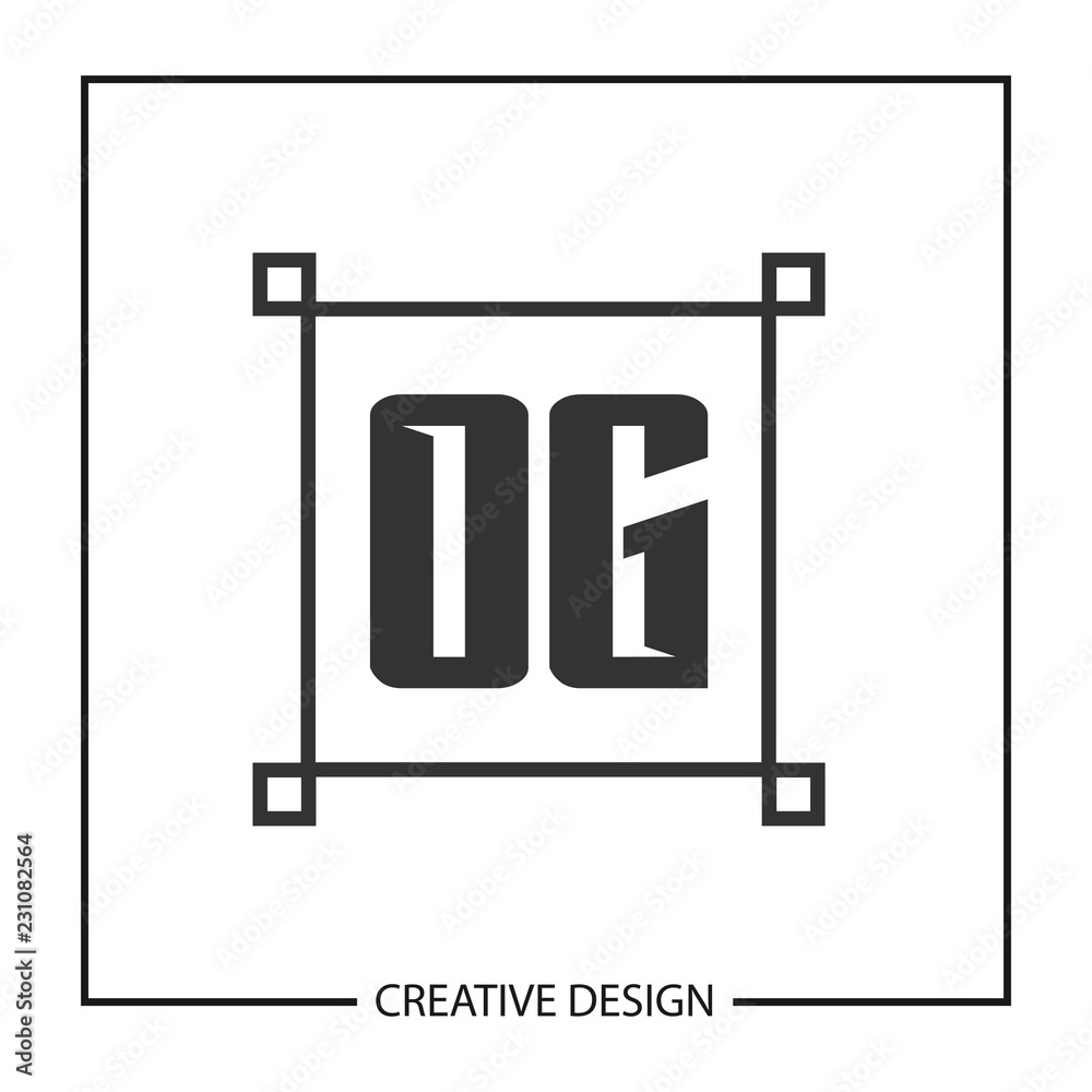 Initial Letter OG Logo Template Design Vector Illustration Initial Letter OG Logo Template Design Vector Illustration