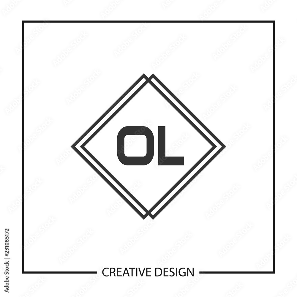 Initial Letter OL Logo Template Design Vector Illustration Initial Letter OL Logo Template Design Vector Illustration