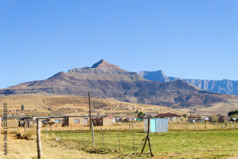 South African shantytown