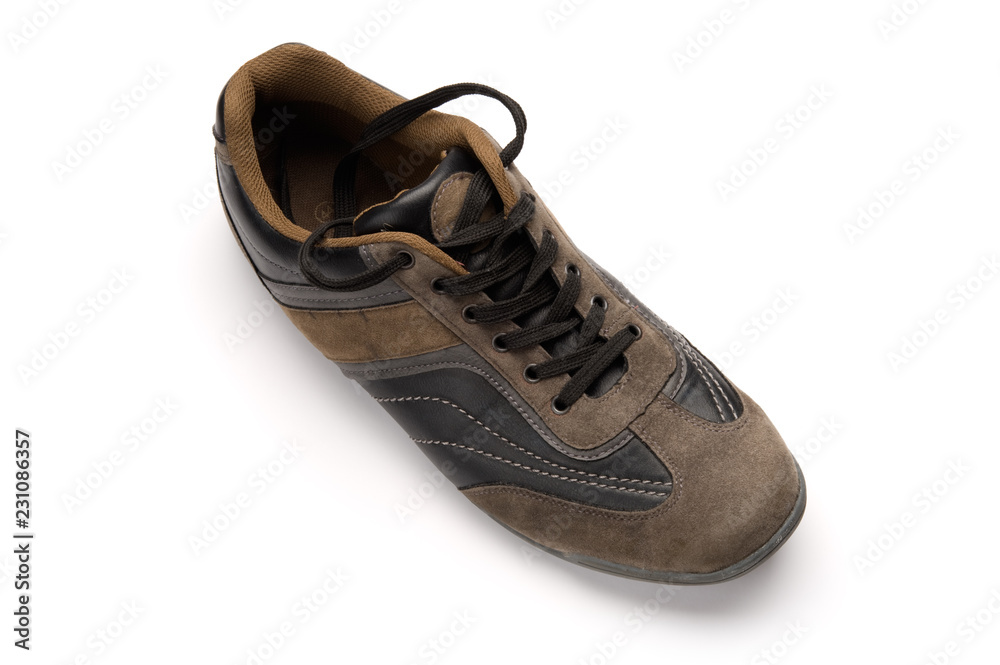 Walking shoe on white background. Walking shoe on white background.