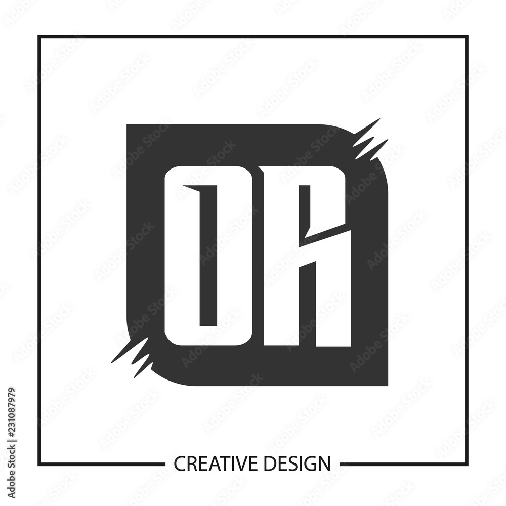 Initial Letter OR Logo Template Design Vector Illustration Initial Letter OR Logo Template Design Vector Illustration