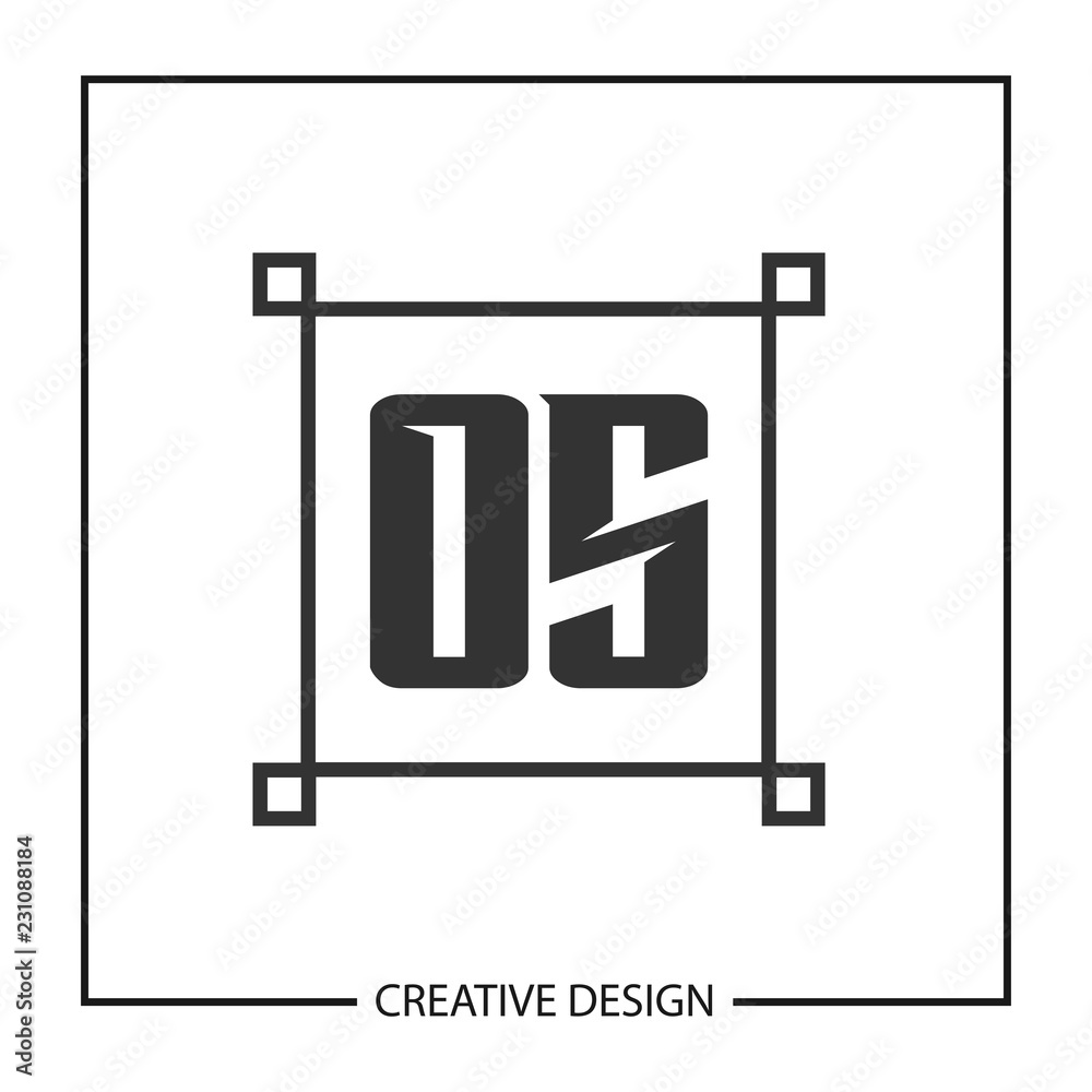 Initial Letter OS Logo Template Design Vector Illustration Initial Letter OS Logo Template Design Vector Illustration
