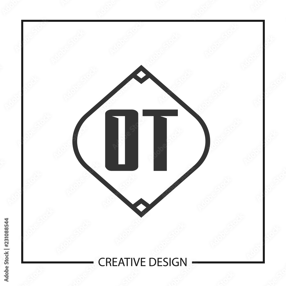 Initial Letter OT Logo Template Design Vector Illustration