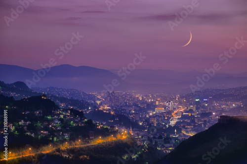 Sarayevo Arabian Night At Twilight, Bosnia And Herzegovina