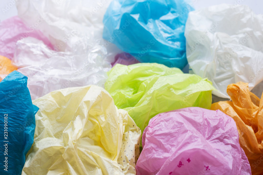 Colorful plastic bags Colorful plastic bags