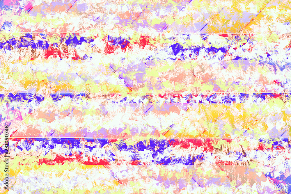 colorful blue,red,white and yellow  abstract art background