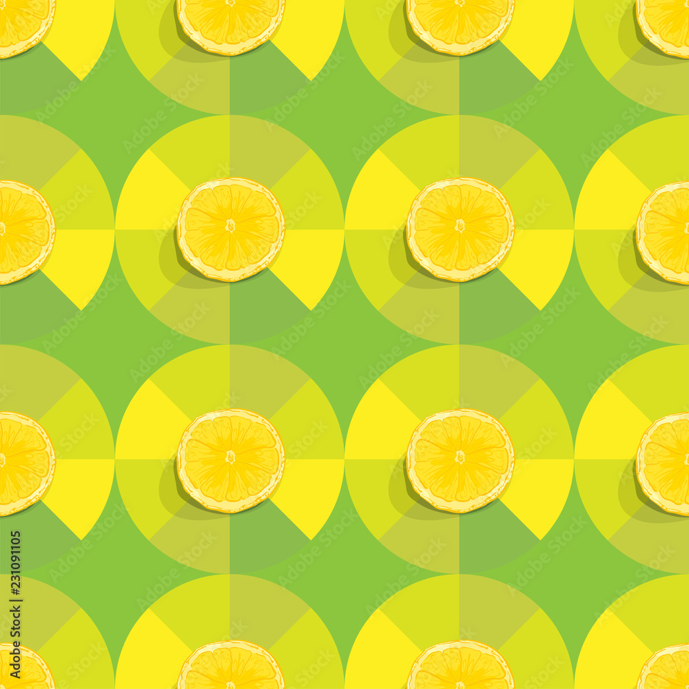 fruit pattern background graphic lemon
