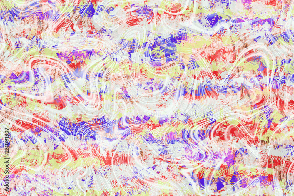 colorful blue,red,white and yellow  abstract art wallpaper ,template design background