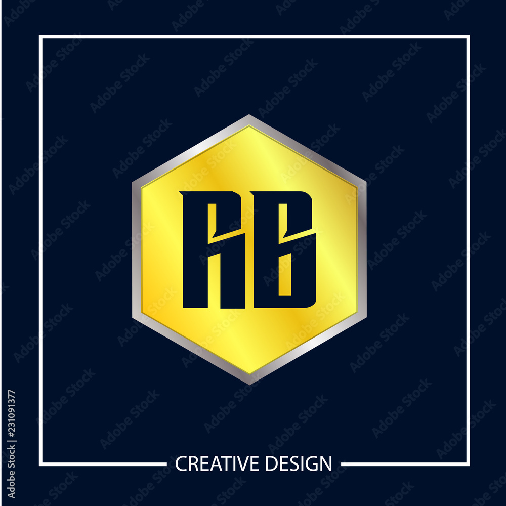 Initial Letter RB Logo Template Design Vector Illustration Initial Letter RB Logo Template Design Vector Illustration