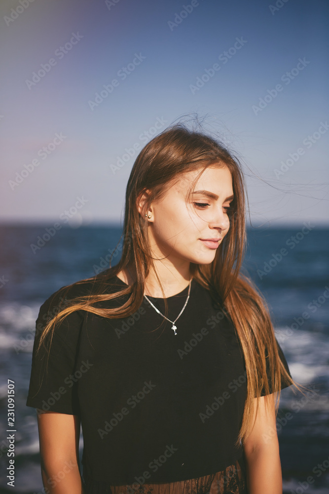 girl by the sea