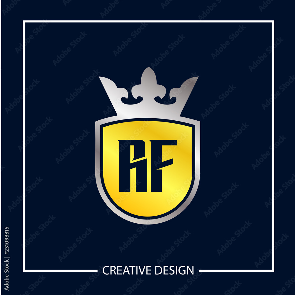 Initial Letter RF Logo Template Design Vector Illustration Initial Letter RF Logo Template Design Vector Illustration