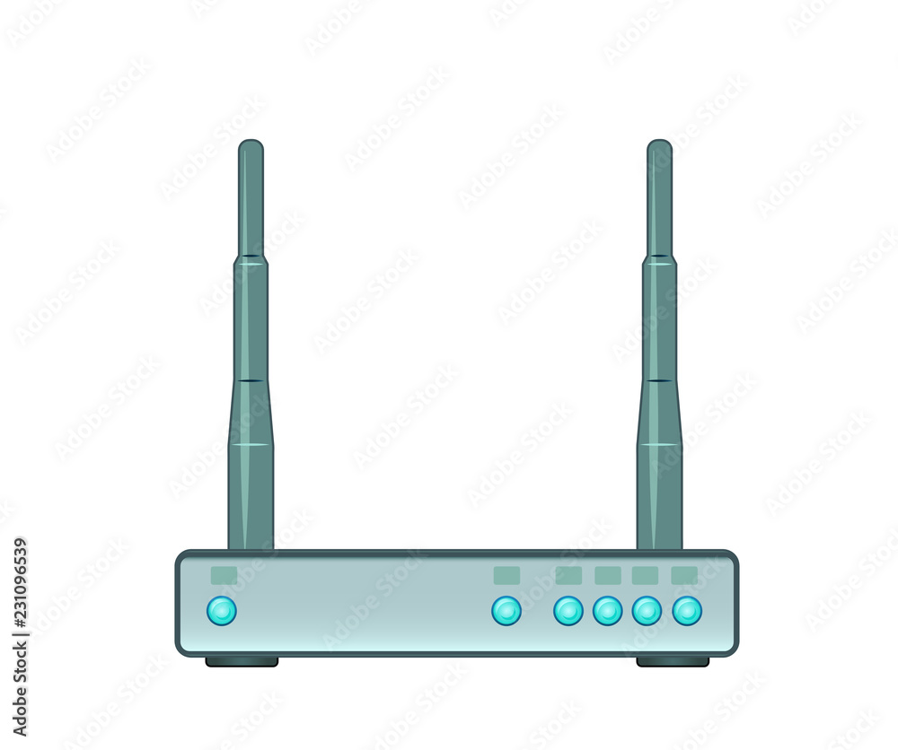 router on a white background illustration router on a white background illustration