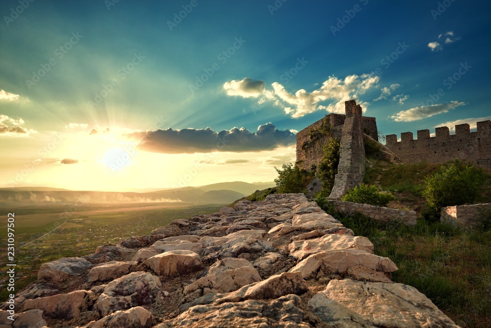 Sunset On Ancient Ruins, Bosnia And Herzegovina