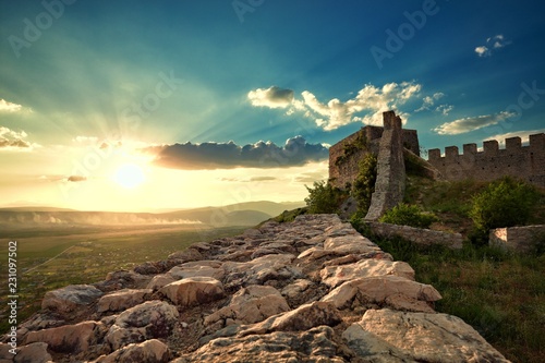 Sunset On Ancient Ruins, Bosnia And Herzegovina photo