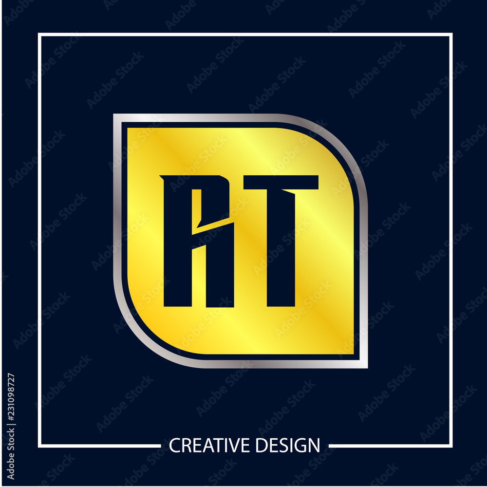 Initial Letter RT Logo Template Design Vector Illustration Initial Letter RT Logo Template Design Vector Illustration