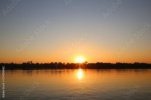 Sunrise over Zambezi River © Leonard Zhukovsky