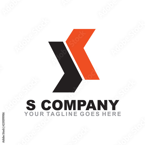 S letter logo design vector template