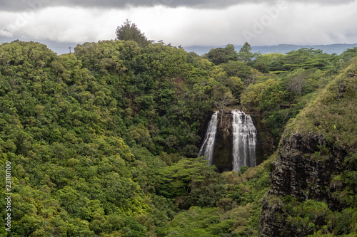 wailua waterfall in kauai hawaii