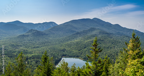 View at Heart Lake and Algonquin Mountain