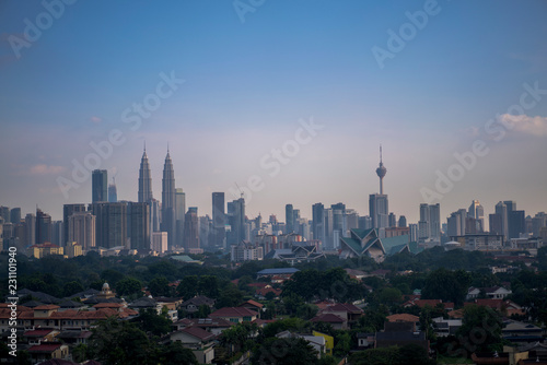 Canvas Print Kuala Lumpur night Scenery, The Palace of Culture