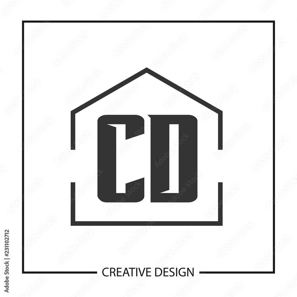 Initial Letter CD Logo Template Design Vector Illustration Initial Letter CD Logo Template Design Vector Illustration