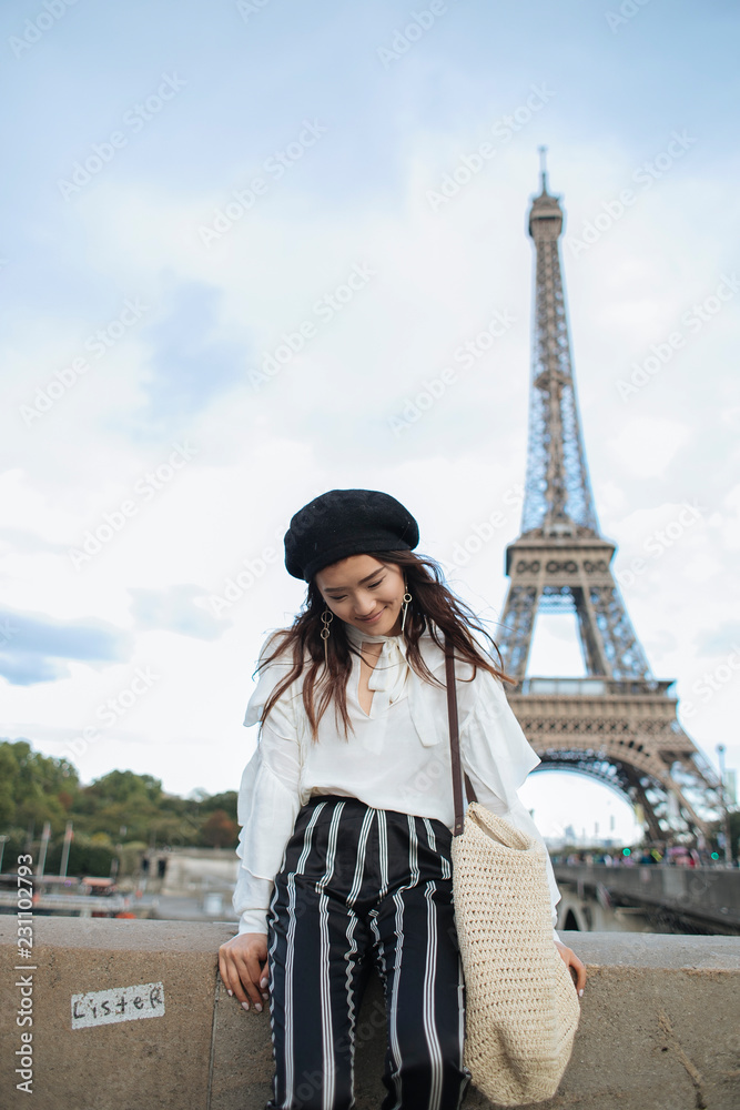 woman in paris