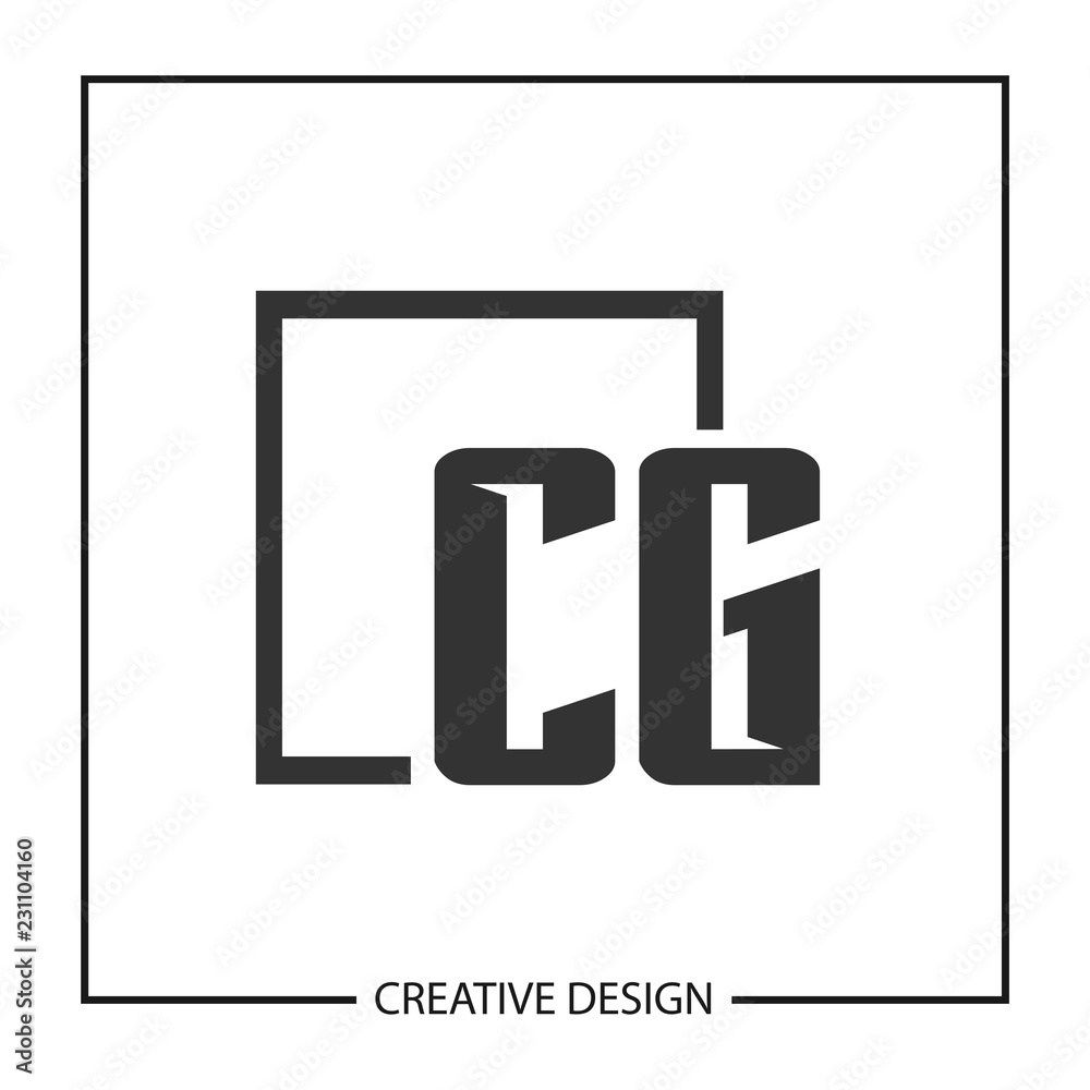 Initial Letter CG Logo Template Design Vector Illustration Initial Letter CG Logo Template Design Vector Illustration