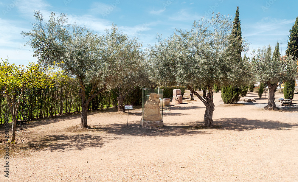 Roman ruins in the Spanish city of Merida