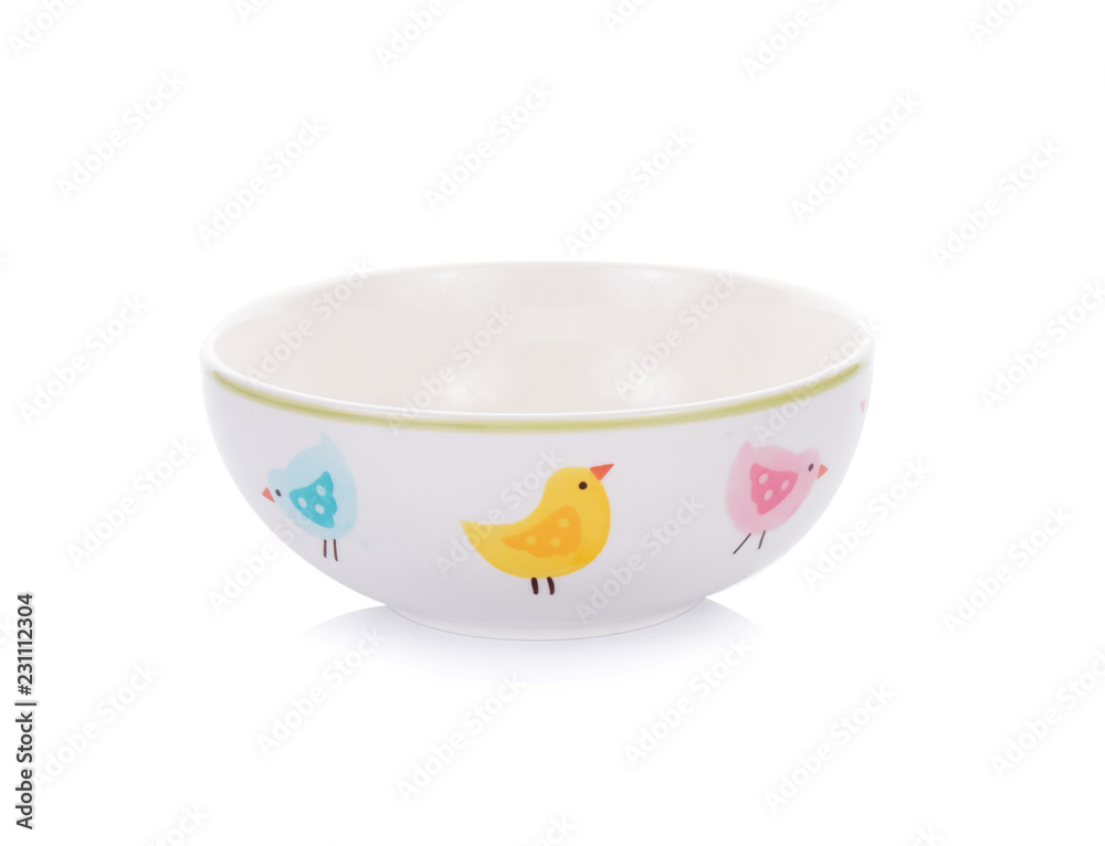 bowl isolated on the white background bowl isolated on the white background