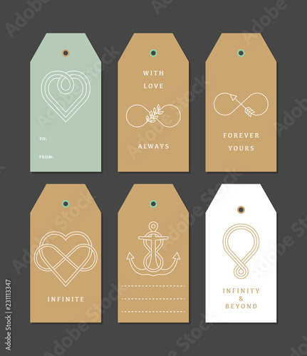 Infinity Gift Tags Set