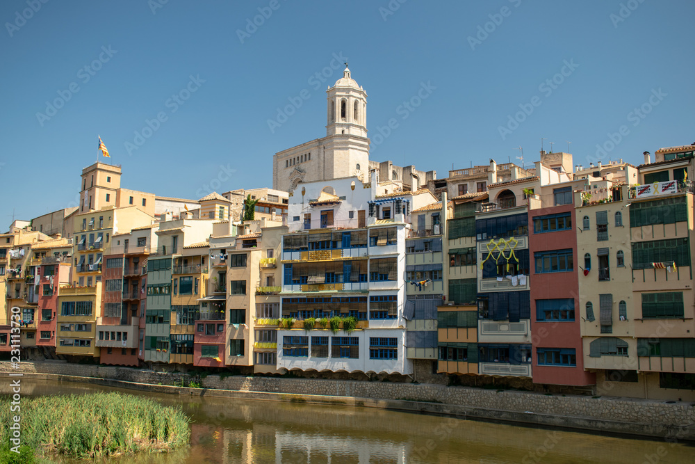 Aufnahmen von Girona in Katalonien Spanien Aufnahmen von Girona in Katalonien Spanien