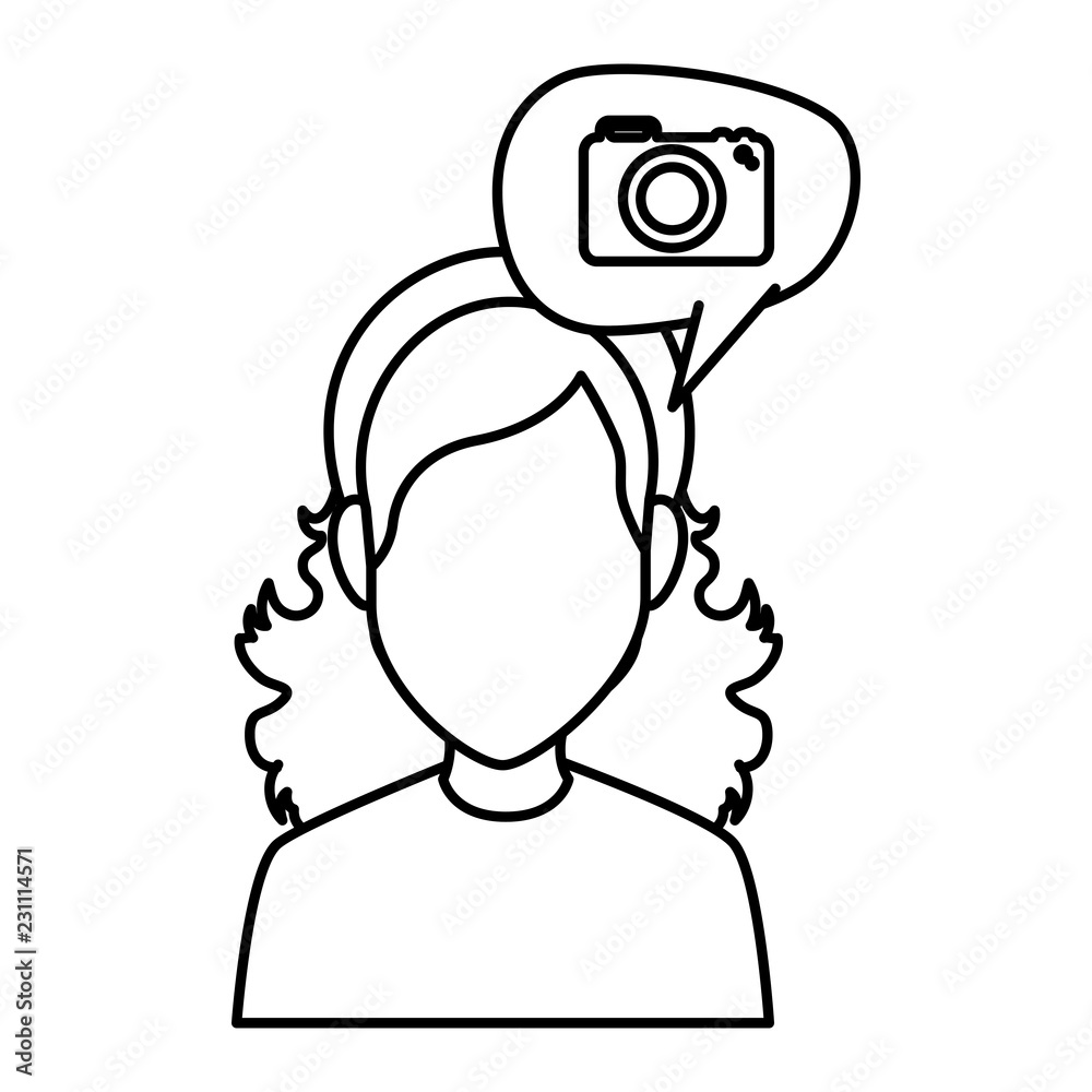 beautiful woman with speech bubble beautiful woman with speech bubble