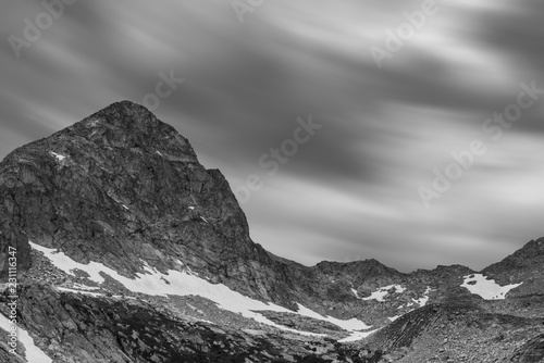 Long Exposure Clouds Over Mount Toll, Colorado