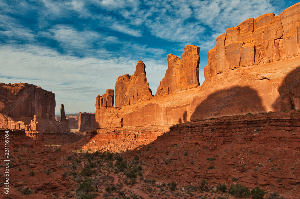 arch in arches national park in utah