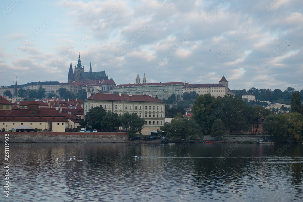 Fototapeta premium Прага на рассвете