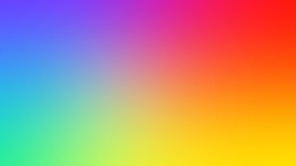Abstract blurred gradient background in bright colors