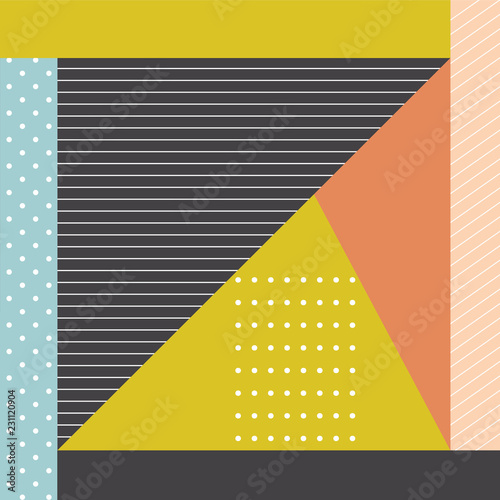 retro style scarf pattern design