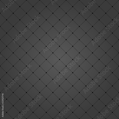 Geometric dotted dark pattern. Seamless abstract modern texture for wallpapers and backgrounds