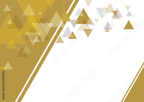 Abstract luxury background design of triangle vector illustration