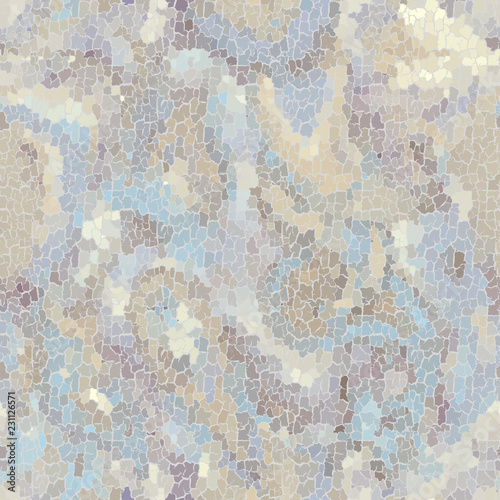 Seamless background pattern. Crackled grunge vintage surface. Vector image. © kastanka